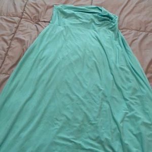 LuLaRoe maxi skirt in mint NWOT medium